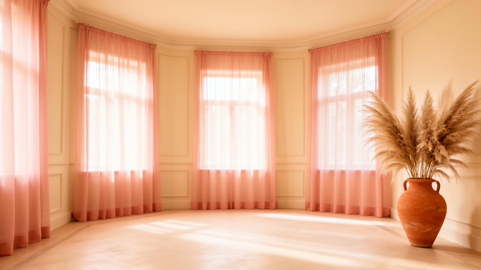Interior luminoso con tonos rose gold